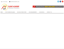 Tablet Screenshot of fluentacademy.com